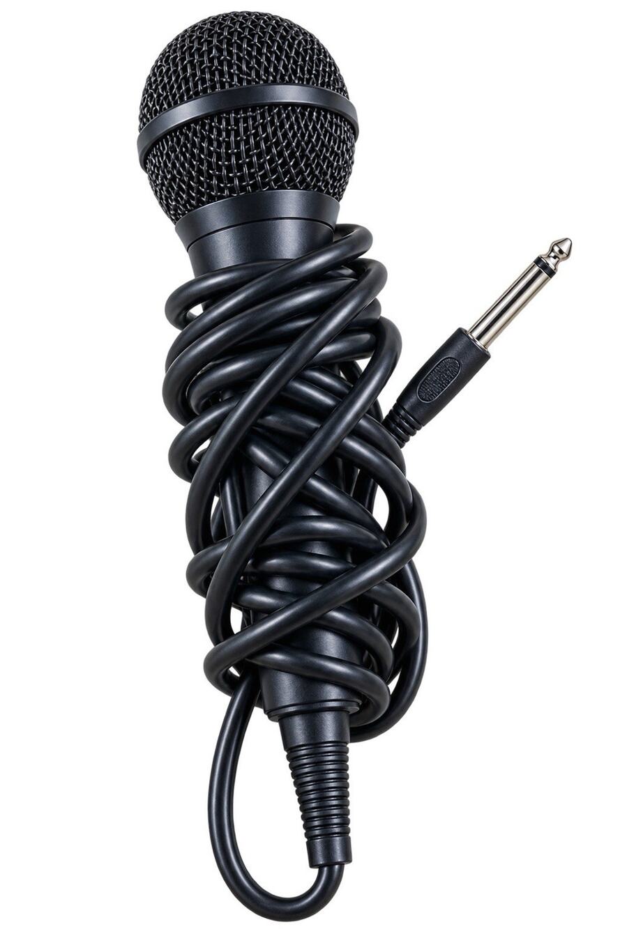Marengo Wired Handheld Microphone 1/4” Plug On/Off Switch Karaoke PA Mic